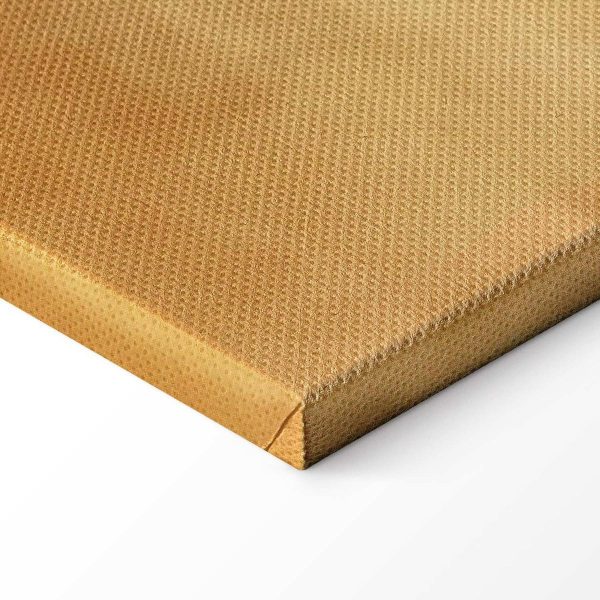 Tableau - Japanese cranes - a flock of birds against a golden background based on a painting by Ishida Yūtei