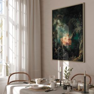 Tableau - Jean-Honoré Fragonard – The Swing