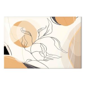 Tableau - Landscape with a leaf