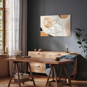 Tableau - Landscape with a leaf