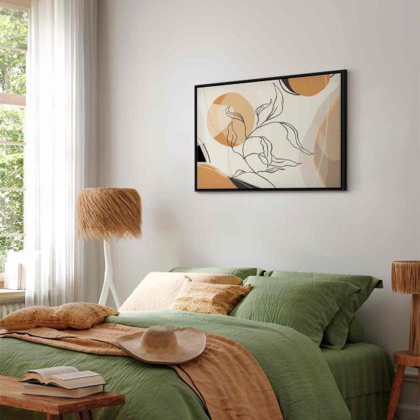 Tableau - Landscape with a leaf