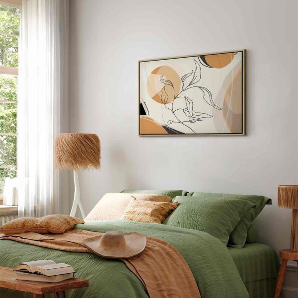 Tableau - Landscape with a leaf