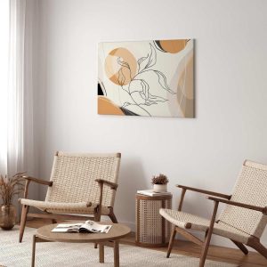 Tableau - Landscape with a leaf