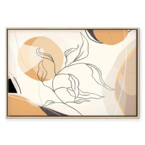 Tableau - Landscape with a leaf