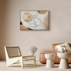 Tableau - Landscape with a leaf