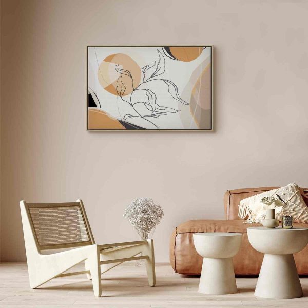 Tableau - Landscape with a leaf