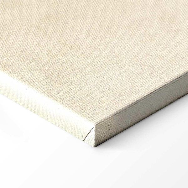 Tableau - Lines and shapes – bead labyrinth on a pale washed background