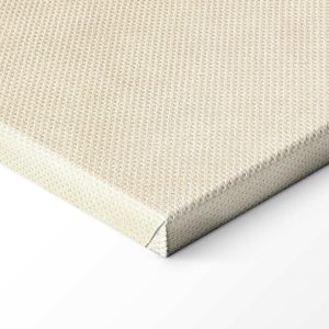 Tableau - Lines and shapes – bead labyrinth on a pale washed background