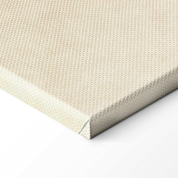 Tableau - Lines and shapes – bead labyrinth on a pale washed background