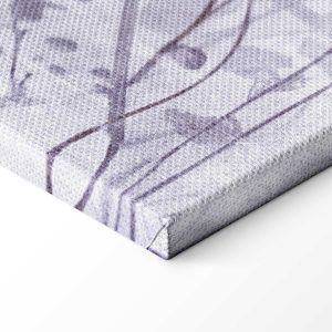 Tableau - Majestic flight - a crane in flight in monochrome