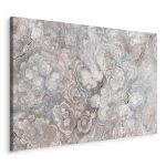Tableau - Marble flowers – natural stone structure in pastel colours