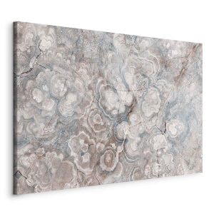 Tableau - Marble flowers – natural stone structure in pastel colours