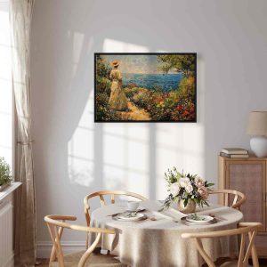 Tableau - Nostalgic impression - a pensive woman contemplating