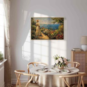 Tableau - Nostalgic impression - a pensive woman contemplating