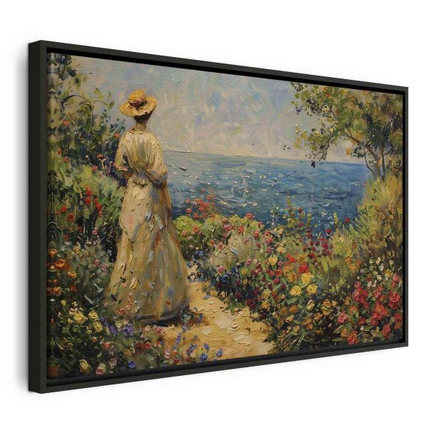 Tableau - Nostalgic impression - a pensive woman contemplating