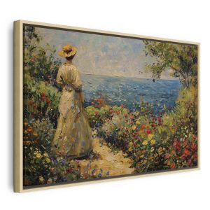 Tableau - Nostalgic impression - a pensive woman contemplating