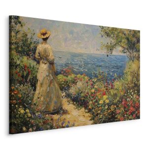 Tableau - Nostalgic impression - a pensive woman contemplating