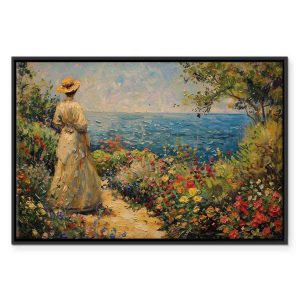 Tableau - Nostalgic impression - a pensive woman contemplating