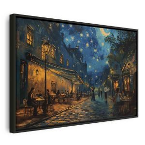 Tableau - Paris street – a painting inspired by Vincent van Gogh's style