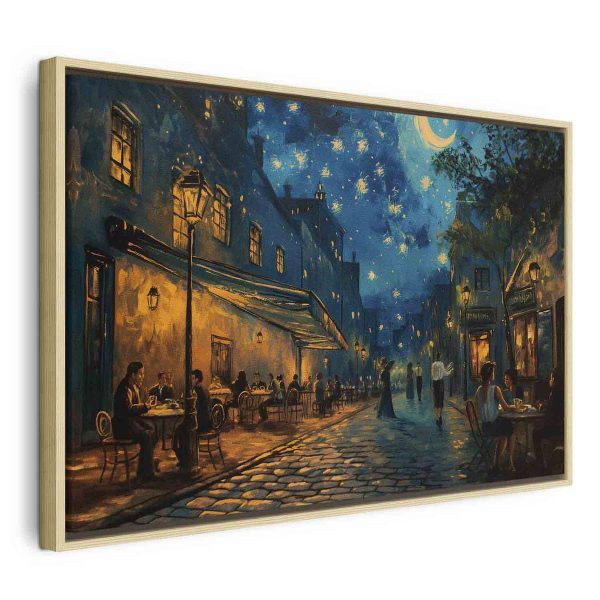 Tableau - Paris street – a painting inspired by Vincent van Gogh's style