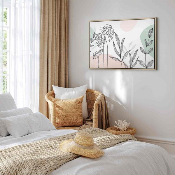 Tableau - Pastel line art