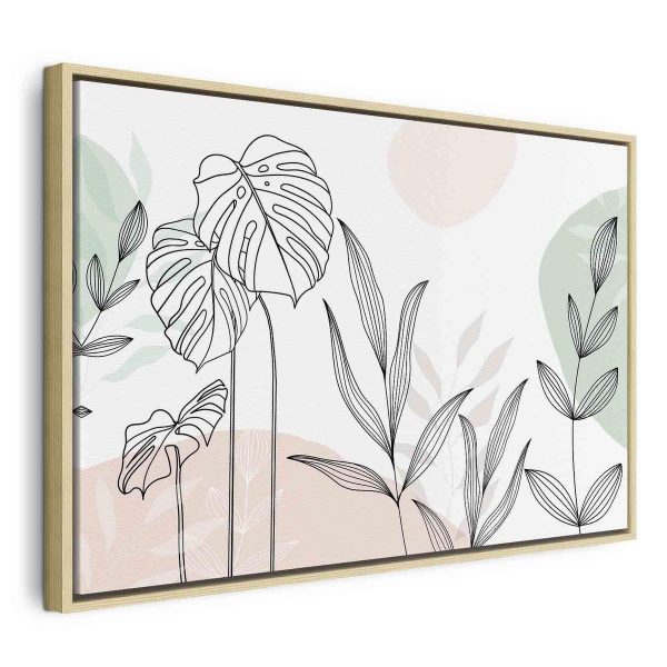 Tableau - Pastel line art