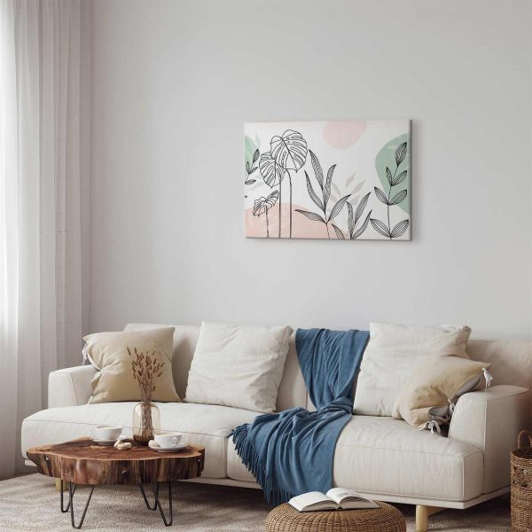 Tableau - Pastel line art