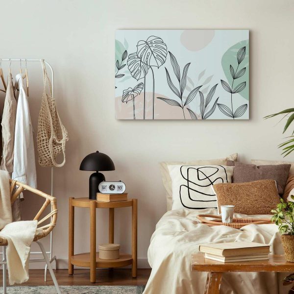 Tableau - Pastel line art