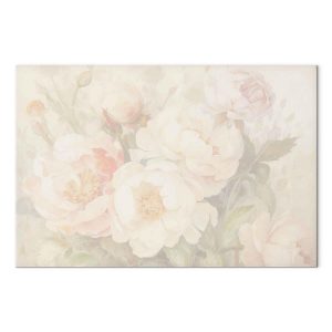 Tableau - Peonies in the mist