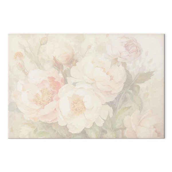 Tableau - Peonies in the mist