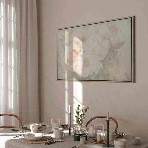 Tableau - Peonies in the mist