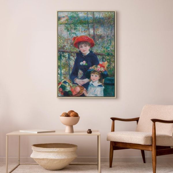 Tableau - Pierre-Auguste Renoir – Two Sisters (On the Terrace)