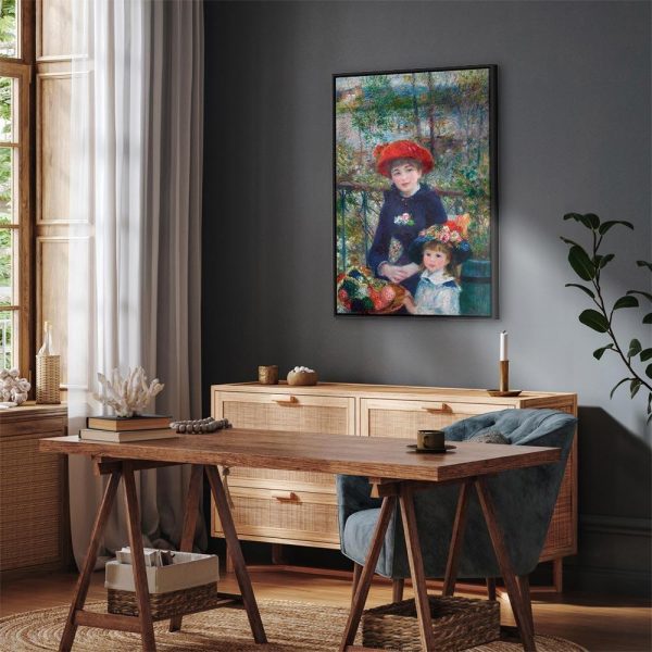 Tableau - Pierre-Auguste Renoir – Two Sisters (On the Terrace)