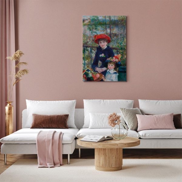 Tableau - Pierre-Auguste Renoir – Two Sisters (On the Terrace)