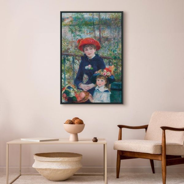 Tableau - Pierre-Auguste Renoir – Two Sisters (On the Terrace)