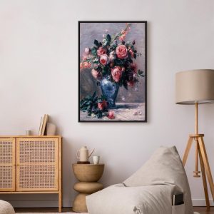 Tableau - Pierre-Auguste Renoir – Vase of Roses