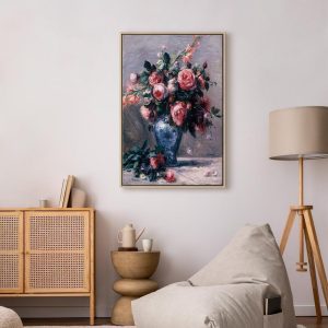 Tableau - Pierre-Auguste Renoir – Vase of Roses