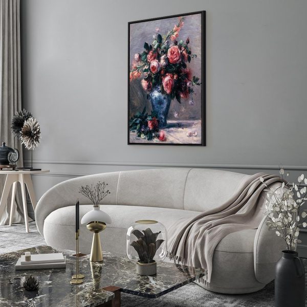 Tableau - Pierre-Auguste Renoir – Vase of Roses