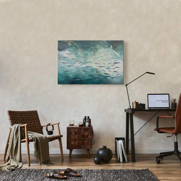 Tableau - School of small fish