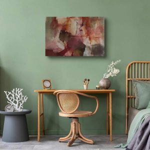 Tableau - Spring composition – transparencies and forms in watercolor style