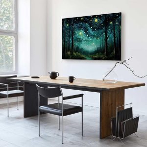 Tableau - Starry night - a contemporary version of Van Gogh's night sky