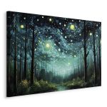 Tableau - Starry night - a contemporary version of Van Gogh's night sky