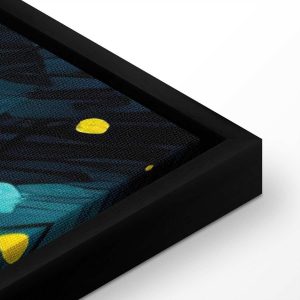 Tableau - Starry night - a contemporary version of Van Gogh's night sky