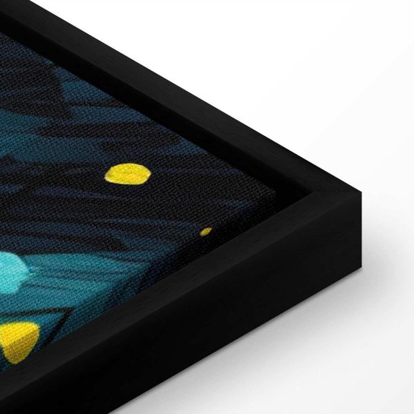 Tableau - Starry night - a contemporary version of Van Gogh's night sky