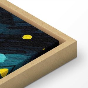Tableau - Starry night - a contemporary version of Van Gogh's night sky