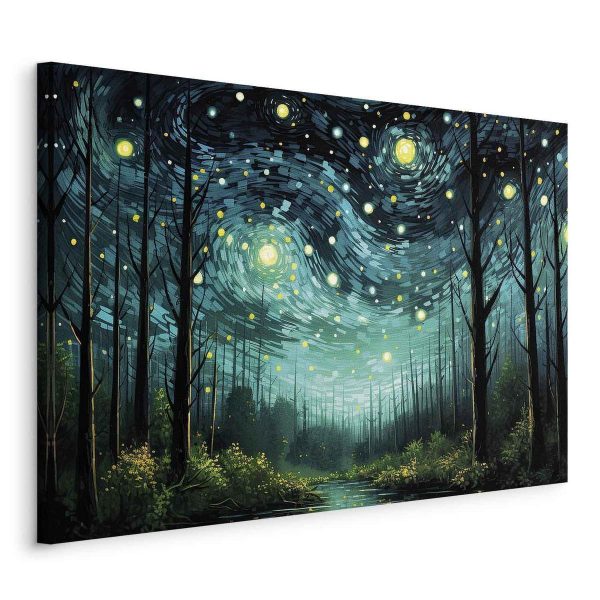 Tableau - Starry night - a contemporary version of Van Gogh's night sky Tableau - Starry night - a contemporary version of Van Gogh's night sky