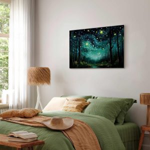 Tableau - Starry night - a contemporary version of Van Gogh's night sky