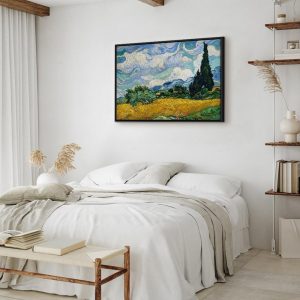 Tableau - Vincent Van Gogh – Wheat Field with Cypresses