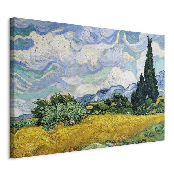 Tableau - Vincent Van Gogh – Wheat Field with Cypresses