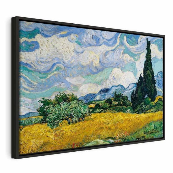 Tableau - Vincent Van Gogh – Wheat Field with Cypresses